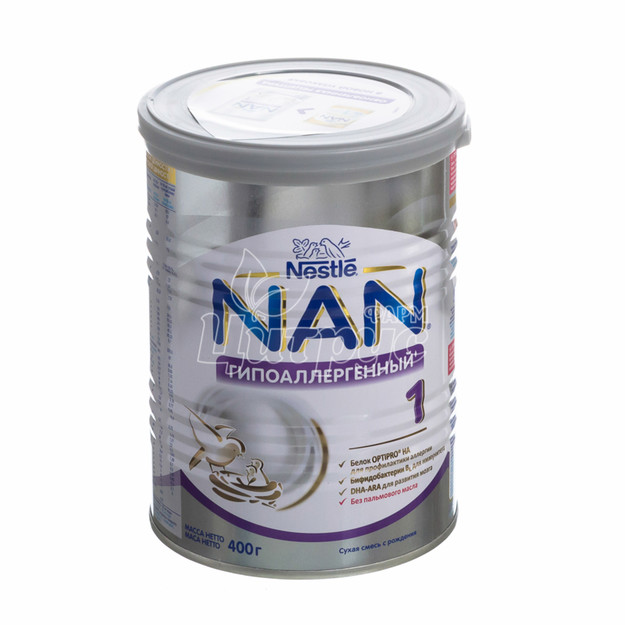 Суміш молочна дитяча Нестле НАН (Nestle NAN) Преміум (Premium HA) 1 гіпоалергенна з народження 400 г