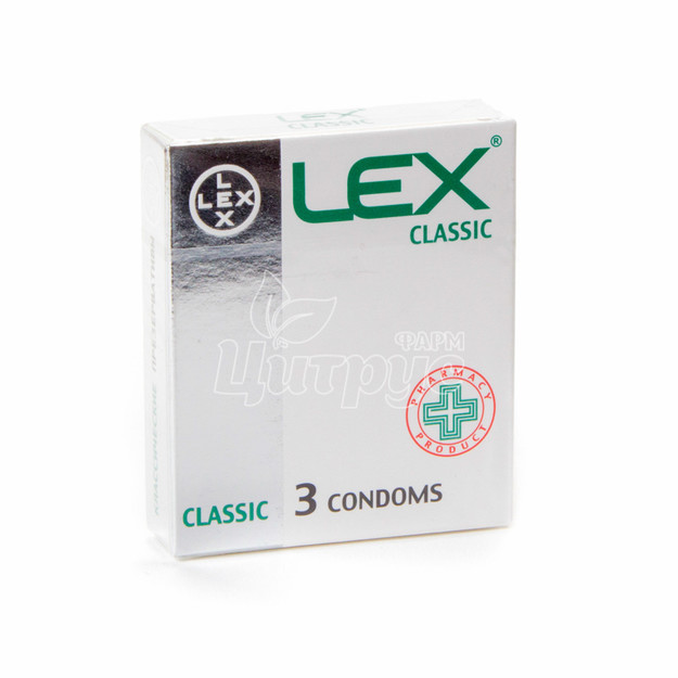 Презервативи Лекс (Lex) Класік (Classic) 3 штуки
