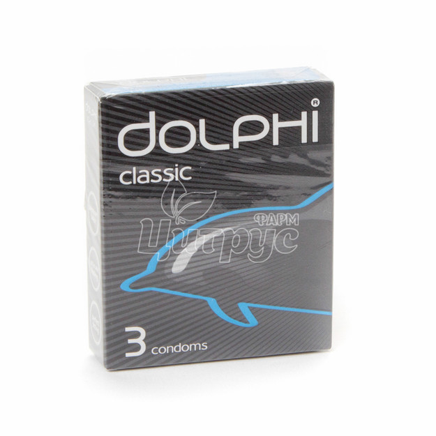 Презервативи Долфі (Dolphi) Класік (Classic) 3 штуки