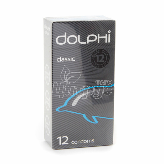 Презервативи Долфі (Dolphi) Класік (Classic) 12 штук