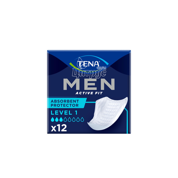 Прокладки урологічні чоловічі Тена (Tena) Мен (Men) level 1 12 штук