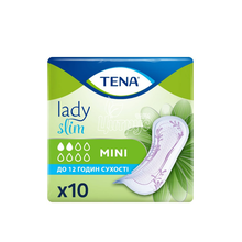 Прокладки урологічні жіночі Тена (Tena) Леді Слім Міні (Lady Slim Mini) 10 штук