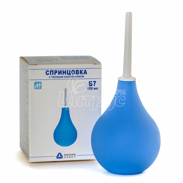 Спринцівка Б 7 з твердим наконечником 150 мл