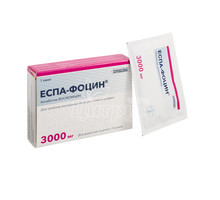 Еспа-Фоцин порошок пакети 3000 мг по 8 г 1 штука