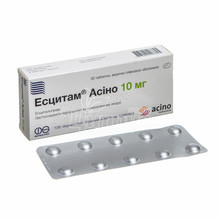 Есцітам Асіно таблетки вкриті оболонкою 10 мг 30 штук