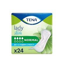 Прокладки урологічні жіночі Тена (Tena) Леді Слім Нормал (Lady Slim Normal) 24 штуки