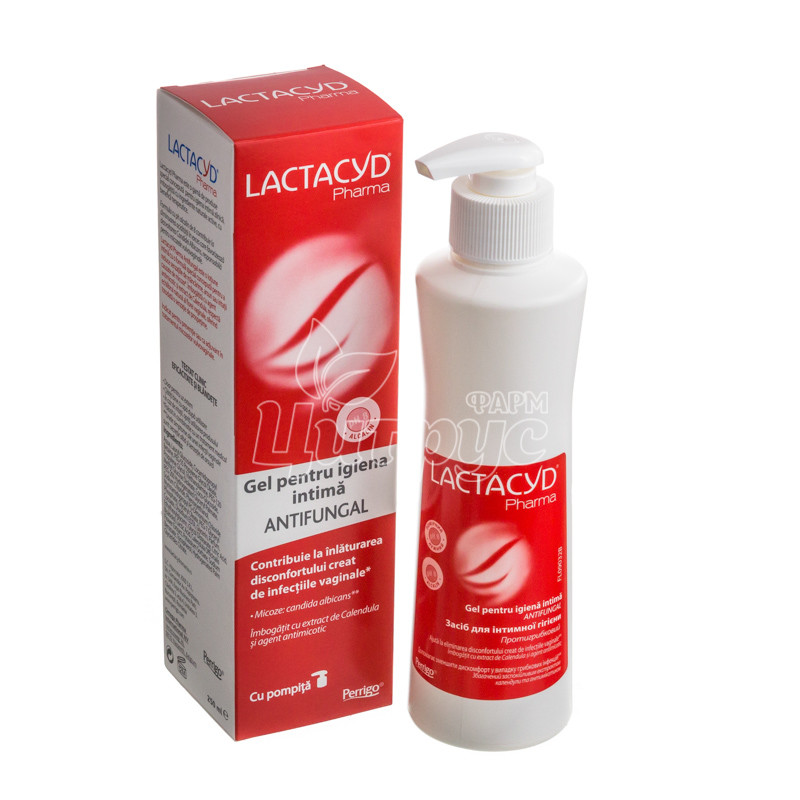 фото 1-1/Засіб для інтимної гігієни ЛАКТАЦИД Фарма (Lactacyd Pharma) Протигрибковий з дозатором 250 мл