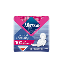 Прокладки гігієнічні жіночі Лібресс (Libresse) Максі Нормал Вінг (Maxi Normal Wing) 10 штук