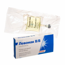 Левомак В / В розчин для інфузій контейнер 500 мг 100 мл