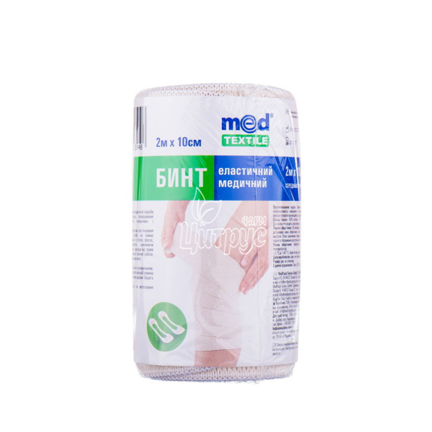 Бинт еластичний Медтекстиль (Medtextile) розмір (2 м x 10 см)
