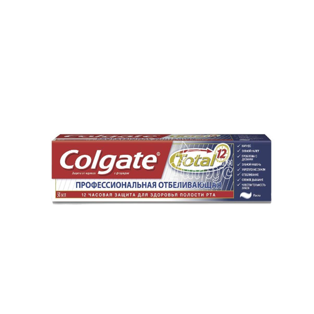 Зубна паста Колгейт (Colgate) Total 12 Комплексне відбілювання 50 мл