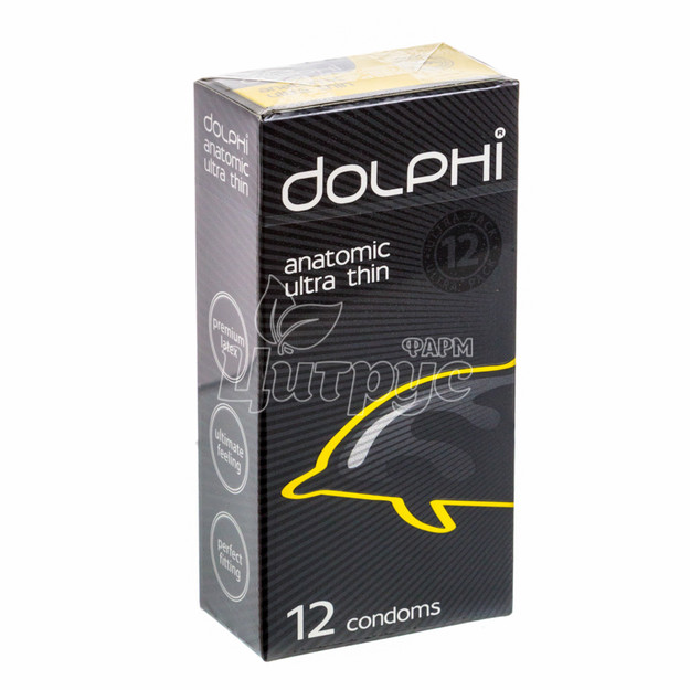 Презервативи Долфі (Dolphi) Надтонкі (Ultra Thin) 12 штук