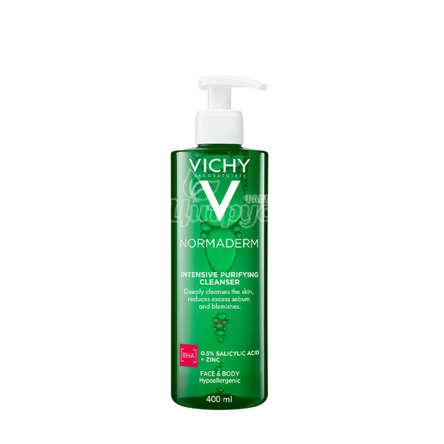 Віши Нормадерм Фітосолюшн (Vichy Normaderm Phytosolution) Гель для глибокого очищення схильної до недоліків жирної шкіри 400 мл