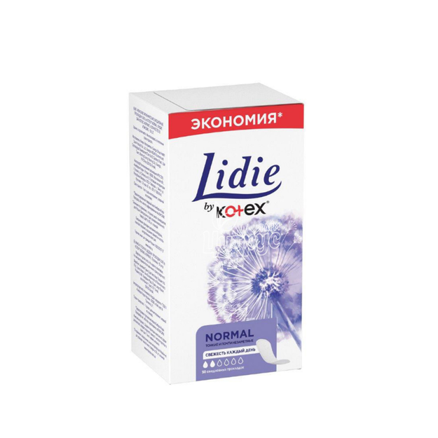 Прокладки щоденні жіночі Лідія (Lidie) Нормал (Normal) 50 штук