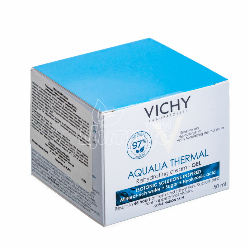 фото 1-1/Віши АкваліяТермаль (Vichy Aqualia Thermal) Гель-крем для глибокого зволоження нормальної та комбінованої шкіри обличчя 50 мл