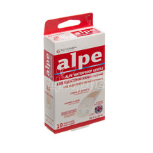 Лейкопластир Алпе (Alpe) класік (76 мм х 19 мм) ніжний водостійкий 10 штук