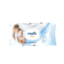 Серветки вологі дитячі Ультра Компакт (Ultra Compact) Аурум (Sensitive) з клапаном 72 штуки