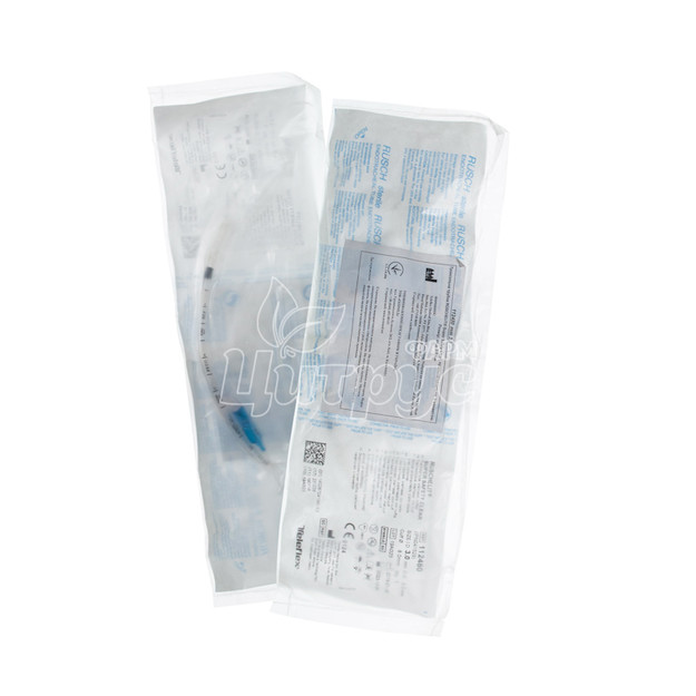 Трубка трахеальна Ruschelit Super Safety Clear 8,0 для оральної / назальной інтубації з манжетою