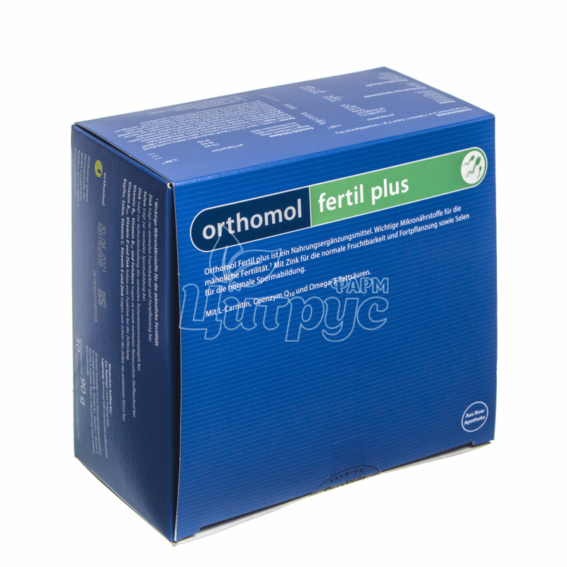фото 1-1/Ортомол Фертил (Orthomol Fertil) Набір для чоловіків капсули + таблетки 30 штук