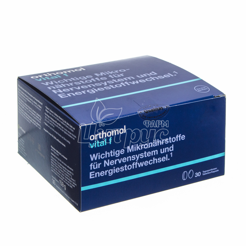 фото 2/Ортомол Вітал Ф 30 штук (Orthomol Vital F) Набір для жінок капсули 