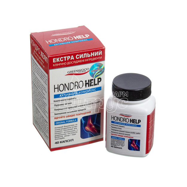 Хондро Хелп капсули 800 мг 40 штук