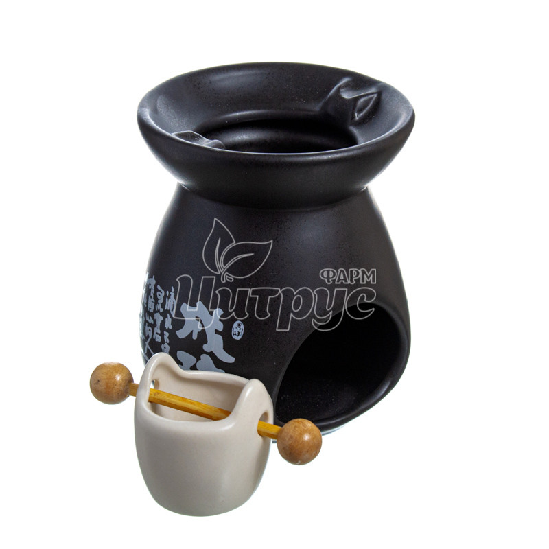 фото 1-4/Аромолампа Ваза колодязь чорна