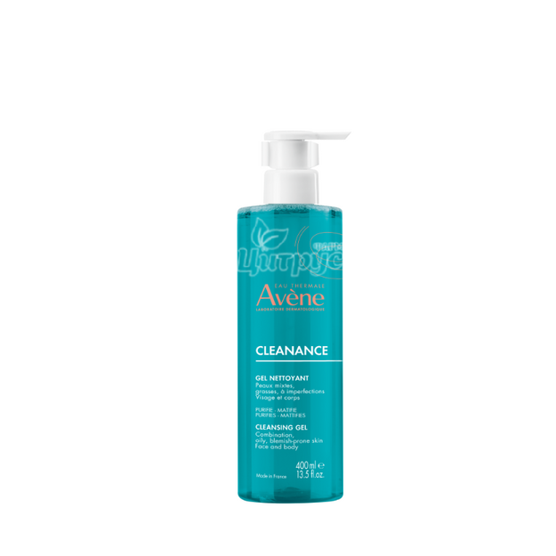 Авен Клінанс (Avene Cleanance) Гель на безмильній основі для очищення чутливої і проблемної шкіри 400 мл