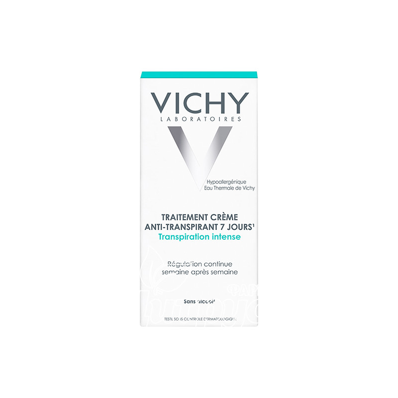 фото 1-3/Віші (Vichy) Дезодорант-крем 7 днів регулює надмірне потовиділення 30 мл
