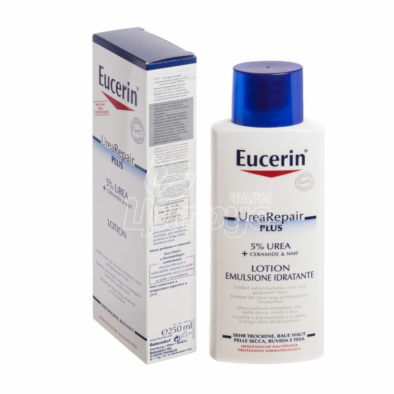 фото 1-1/Еуцерин Уреа (Eucerin Urea 5%) Лосьйон зволожуючий для тіла з 5% сечовиною для сухої шкіри 250 мл