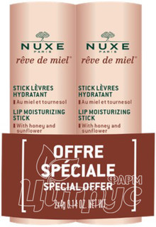 Набір Нюкс РЕВ Де Мьель Медова мрія (Nuxe Reve De Miel) Бальзам для губ 4 г 2 штуки