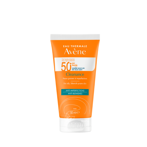 Авен Клінанс (Avene Cleanance) Засіб сонцезахисний матуючий SPF 50+ 50 мл