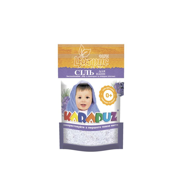 Сіль для ванн дитяча Карапуз Лаванда-ялиця 500 г