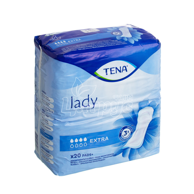 фото 1-2/Прокладки урологічні жіночі Тена (Tena) Леді Максі Інста Драй (Lady Maxi) 12 штук