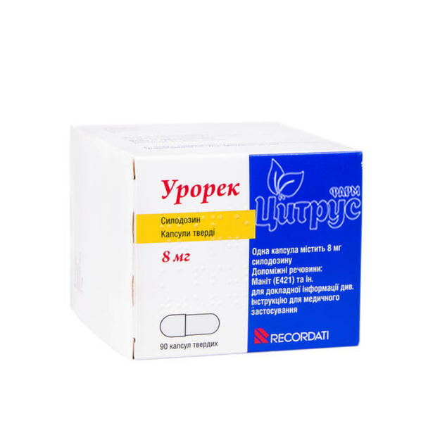 Урорек капсули 8 мг 90 штук