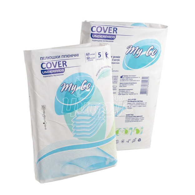 Пелюшки гігієнічні Майко (MyCo) Килим (Cover) 60 х 90 см 5 штук