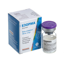 Езорма порошок для приготування розчину для ін*єкцій 40 мг 1 штука