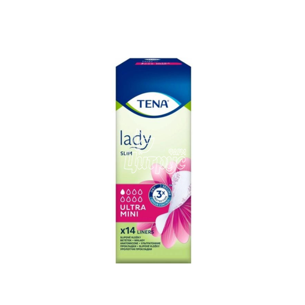 Прокладки урологічні жіночі Тена (Tena) Lady ultra mini 14 штук