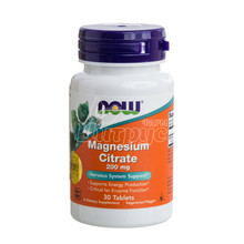Магнію Цитрат Нау Фудс (Magnesium Citrate Now Foods) таблетки 200 мг 30 штук
