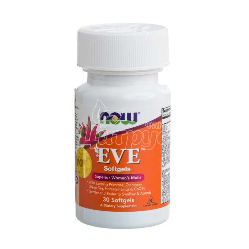 фото 1-1/Єва 30 штук Нау Фудс (Eve Now Foods) Комплекс для жінок капсули гелеві 