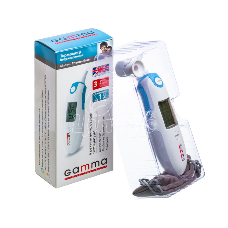 фото 1-1/Термометр електронний Гамма Термо Скан (Gamma Thermo Scan) безконтактний інфрачервоний