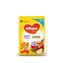 Каша дитяча молочна Мілупа (Milupa) гречана з яблуком від 6 місяців 210г