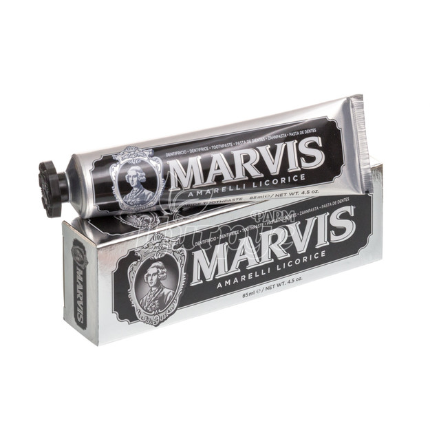 Зубна паста Марвіс (Marvis) Амареллі Лікоріце (Amarelli Licorice) + ксилитол (xylitol) 85 мл