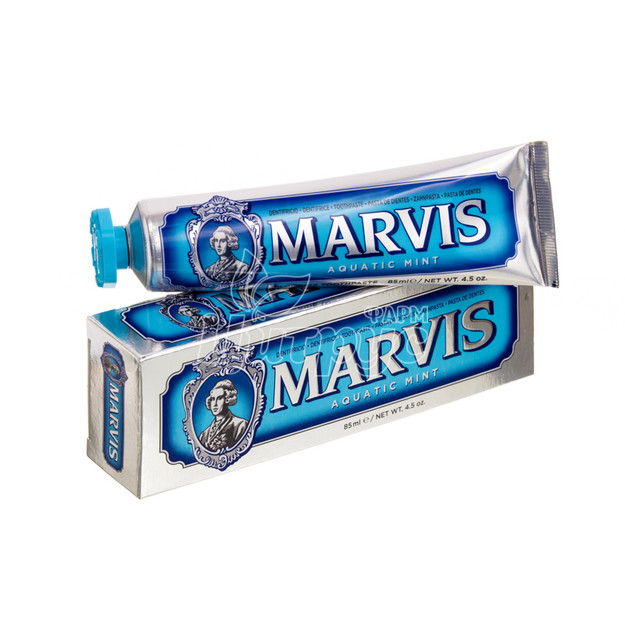 Зубна паста Марвіс (Marvis) Акватик Мінт (Aquatic Mint) + ксилитол (xylitol) 85 мл