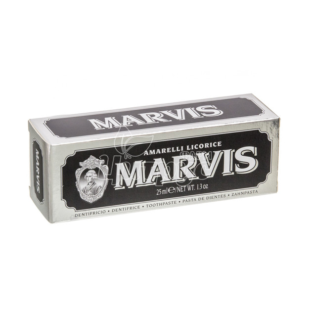 Зубна паста Марвіс (Marvis) Амареллі Лікоріце Мінт (Amarelli Licorice Mint) + фторид 25 мл