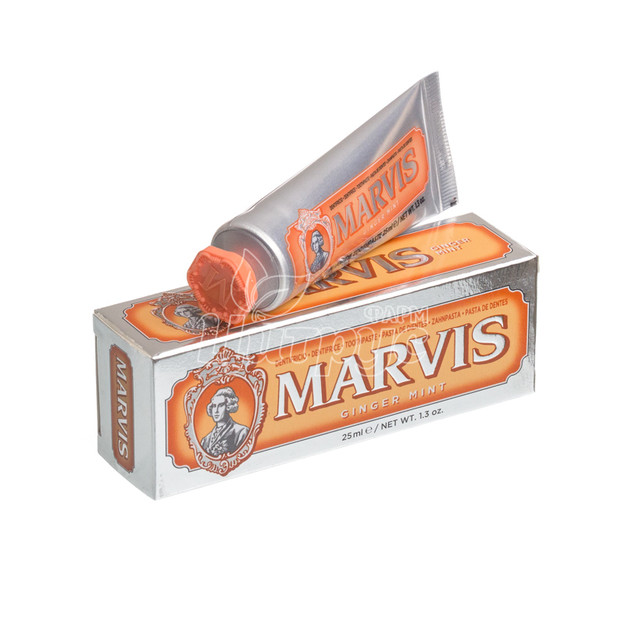 Зубна паста Марвіс (Marvis) Джінгер Мінт (Ginger Mint) + ксилитол (xylitol) 25 мл
