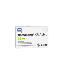 Лафаксин XR таблетки 75 мг 28 штук