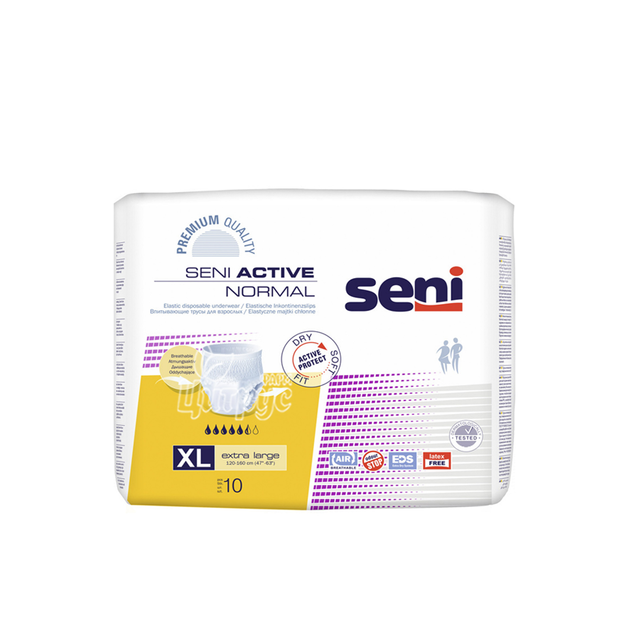 Підгузки-трусики для дорослих Сені Актив (Seni Active) нормал Екстра Лардж (normal extra large) 10 штук