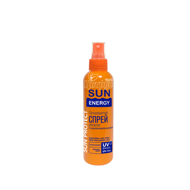 Спрей для волосся Сан Енерджі (Sun Energy) Сонцезахисний з гіалуроновою кислотою 200 мл