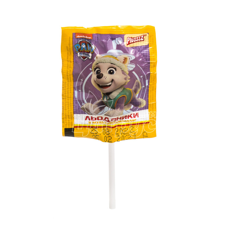 фото 1-8/Витамин Плюш (Plusssz) Щенячий патруль Мультивитамин с фруктами леденцы по 8 г 100 штук