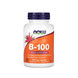 фото 1/Вітамін В-100  Нау Фудс (B-100 Now Foods) Підтримка нервової системи капсули вегетеріанські 100 мг 100 штук